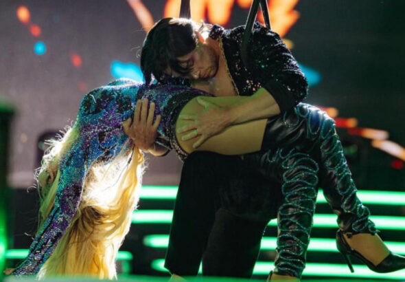 Reginaldo Sama brilha na gravação do DVD de 30 anos da banda Calcinha Preta em Belém do Pará